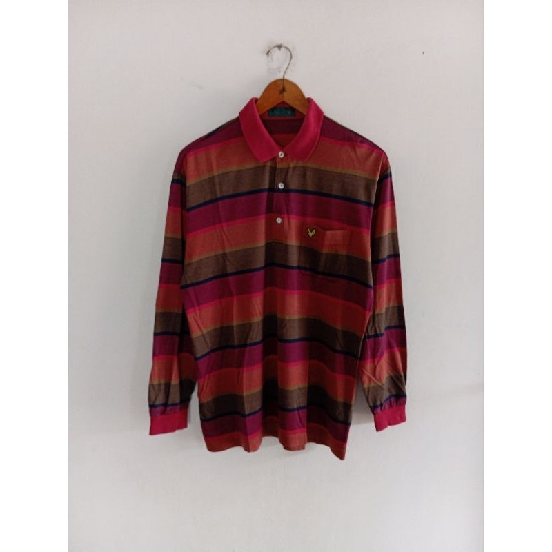 kaos polo lengan panjang Lyle & Scott