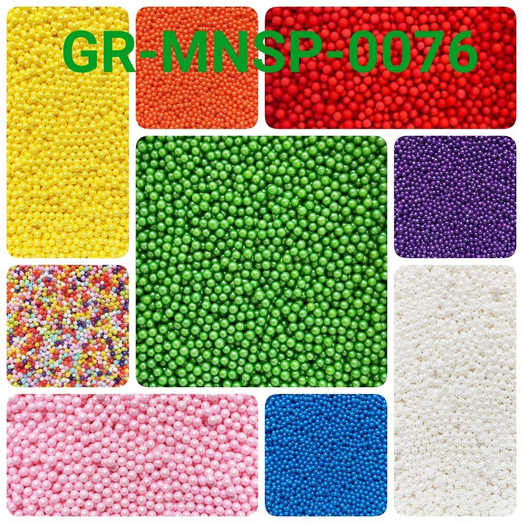 

GR-MNSP-0076 Group 2 Sprinkles springkel 10gr mutiara pearl hitam pink (sprinkles)