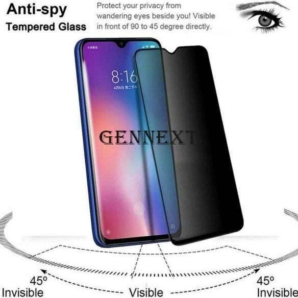 Best Seller Tempered Glass Privacy Anti Spy Full Glue Vivoy01 Y33 Y33T Y75 Screen Pengiriman Cepat