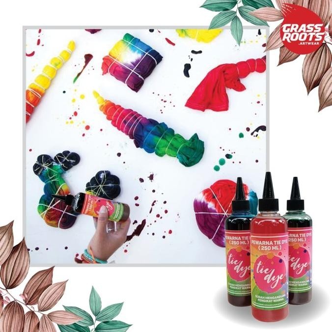 

Tie Dye Kit / Pewarna Tie Dye Paket / Pewarna 250 Ml Cair / Tinta