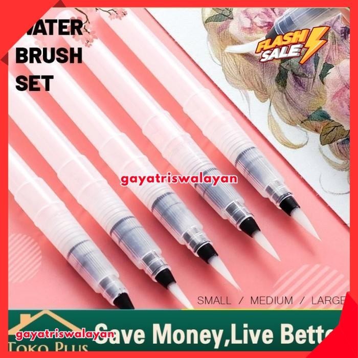 

6PCS/SET WATER PEN - KUAS PENA UNTUK CAT AIR DIJAMIN GRATIS ONGKIR