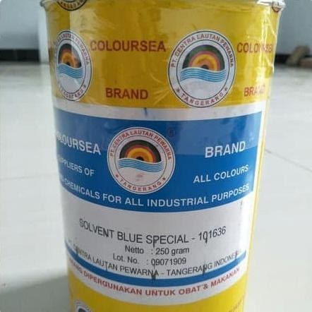 

Pewarna Minyak Biru / Solvent Blue Special 250Gram