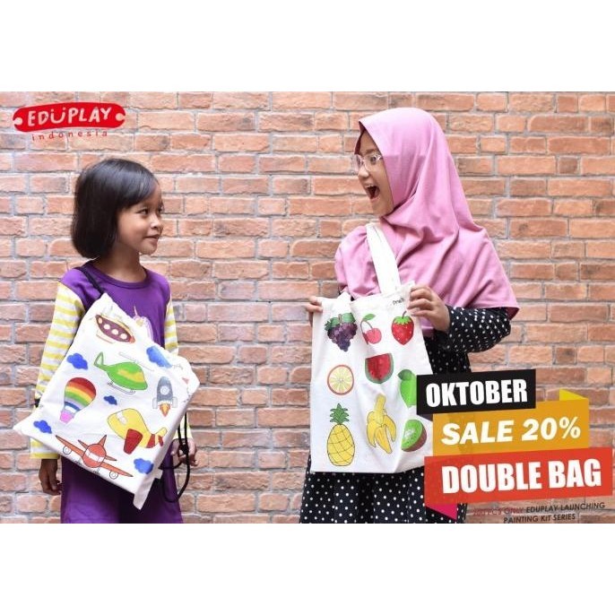 

Eduplay Mainan Edukasi Anak Painting Kit Series Melukis Mewarnai Tas