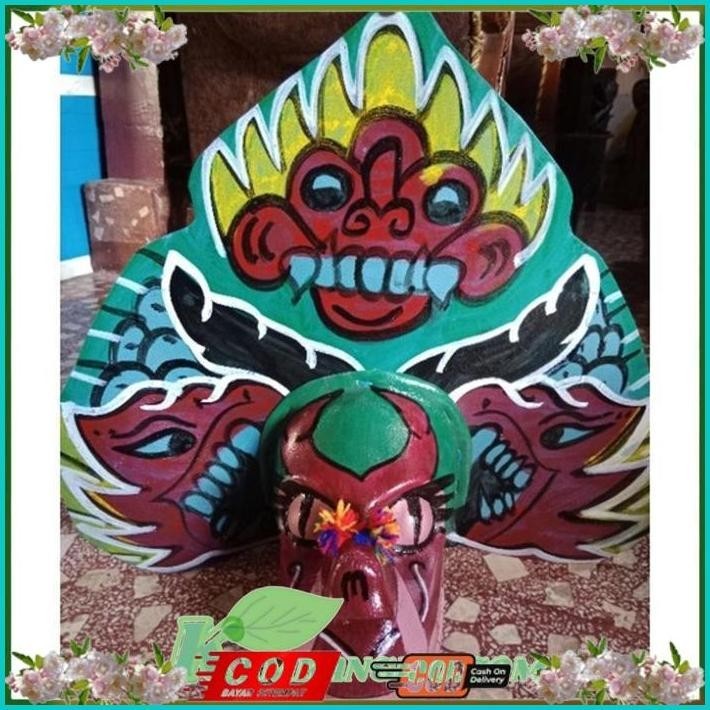 BARONGAN DEVIL YANG MURAH JUMANTORO CAPLOKAN KAYU ANAK KECIL SD TOPENG REOG PONOROGO MINI KUDA LUMPI