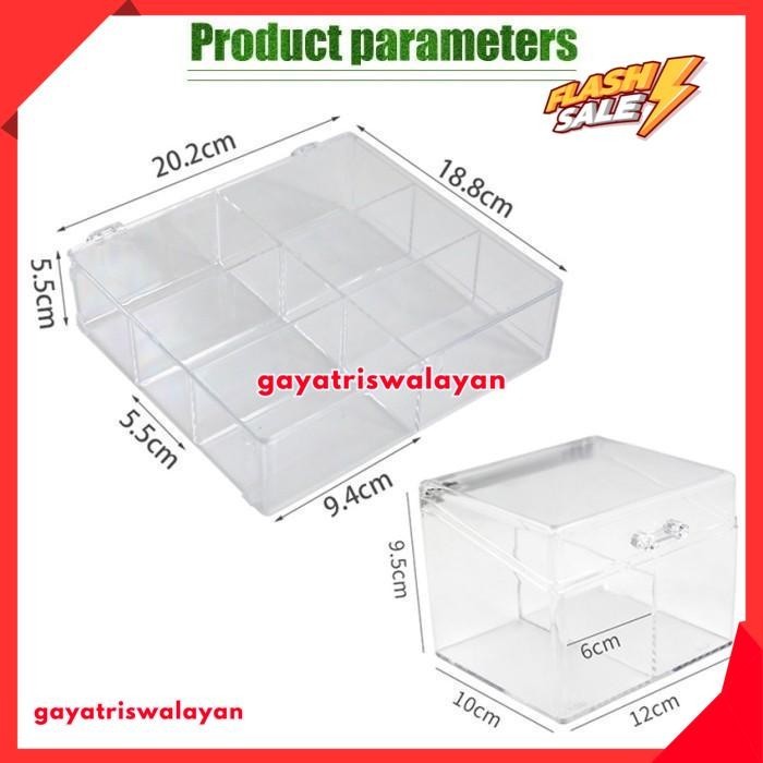 

6 SLOTS KOREA OPP CARD BOX / BOX MIKA UNTUK KARTU TERBAIK