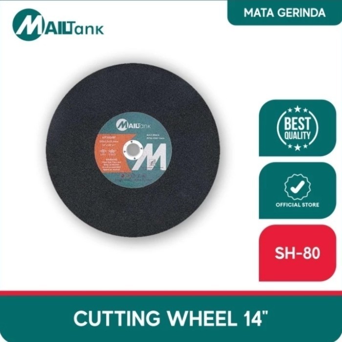 populer] Batu potong besi 14 inch Mailtank mata pisau potong besi 14" cut off