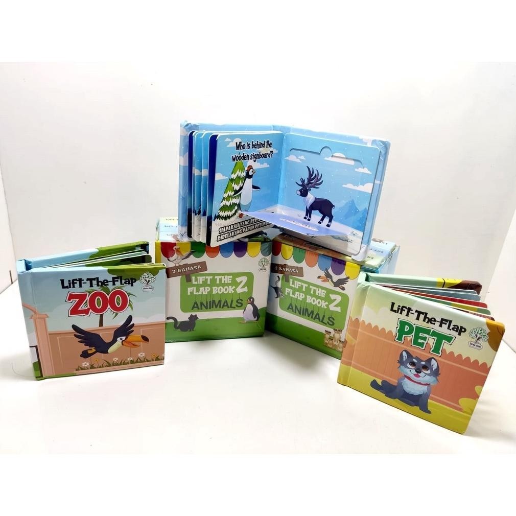 SPECIAL TPBL BUKU EDUKASI ANAK/ BUKU BELAJAR ANAK 3 IN 1 Langsung dapat 3 buku / Flip the flap book 