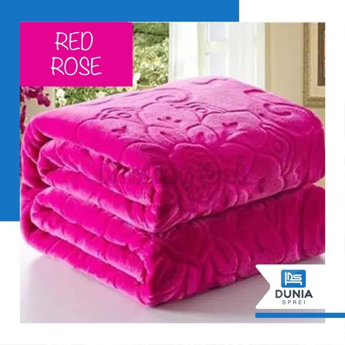 Ready Selimut Bulu Flannel Polos - Uk 200 x 230