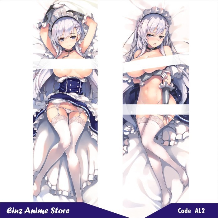 Ready Dakimakura Sarung Guling Anime Belfast Azur Lane 2