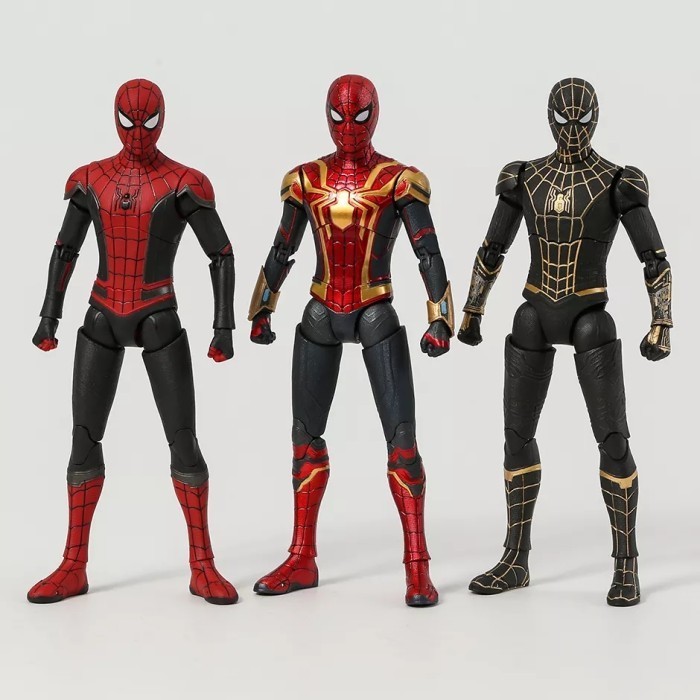 TERLARIS ZD TOYS NO WAY HOME ZDTOYS SPIDERMAN BLACK INTERGRATE UPGRADE FIGURE