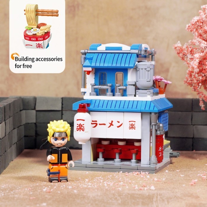 TERLARIS KEEPPLEY SET NARUTO RAMEN ICHIRAKU SMALL