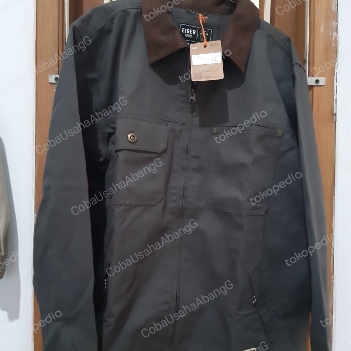 [ALV] Jaket Eiger Original Bogota Work Warna Dark Grey size XL