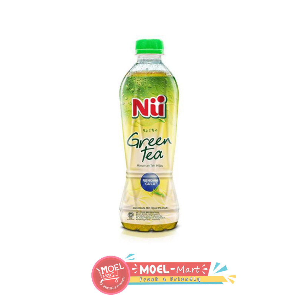 

NU GREEN TEA LESS SUGAR 450ML