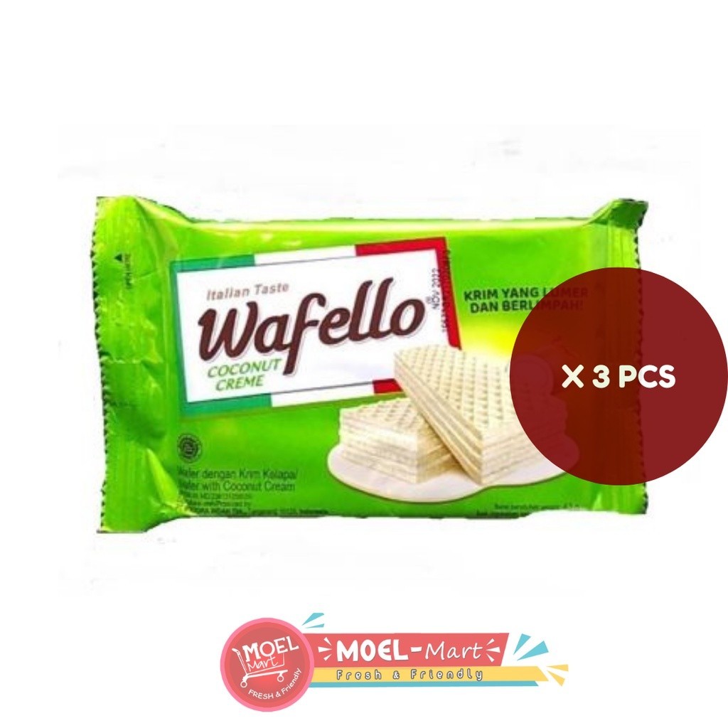 

WAFELO Wafer Coconut 3 Pcs X 43 Gr