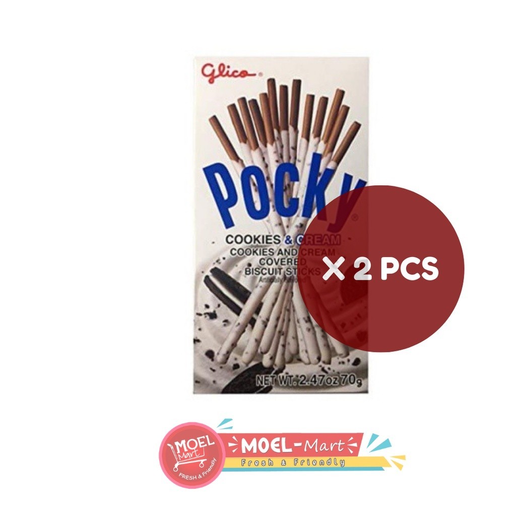 

POCKY Cookies & Cream 2pcs x 40gr