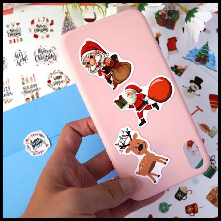 

BEST DEAL 4 PCS STIKER NATAL STICKER MERRY CHRISTMAS KOPER TUMBLER LAPTOP HELM !!!!!!