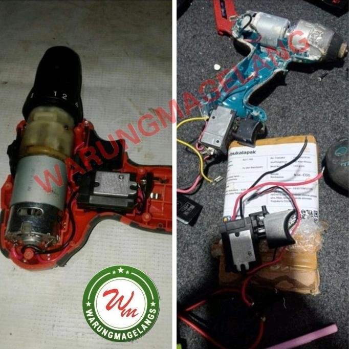 din Saklar switch mesin bor baterai DC Cordless 12v 14v 16v 20v NRT RYU