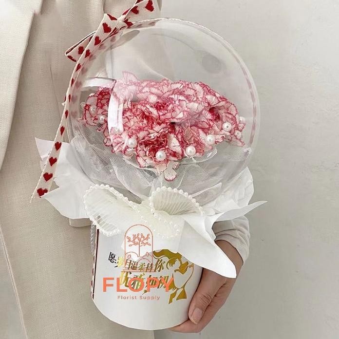 

COD [28 cm x 5 Yard] Wrap Korean Keriting List Mutiara / Wrapping Mesh Buket Bunga rt-4