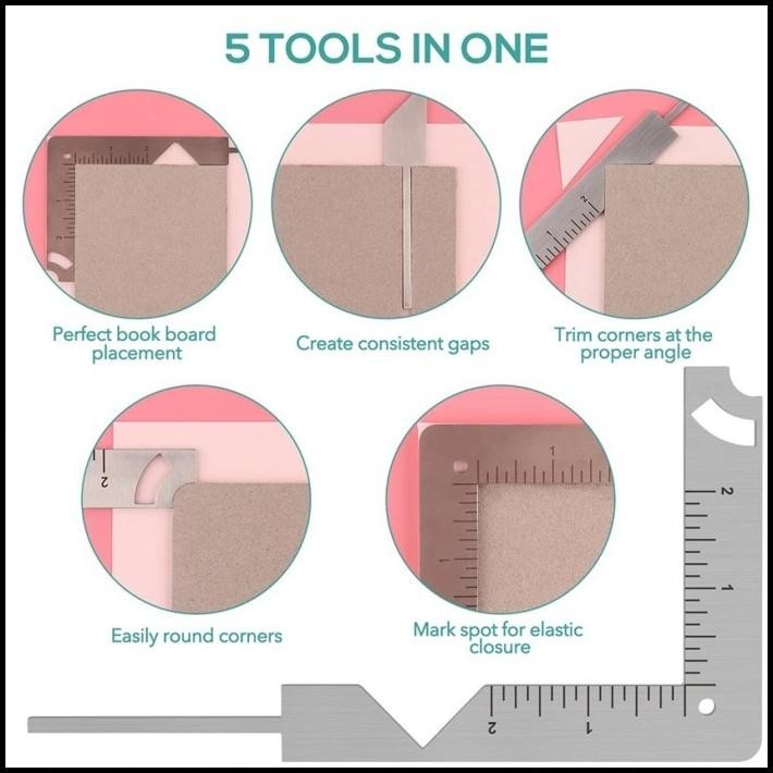 

TERBARU PENGGARIS SIKU MULTIFUNGSI DIY CRAFT KERTAS SCORING RULER 90 DERAJAT