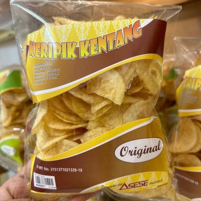 

Keripik Kentang Asese rasa Original