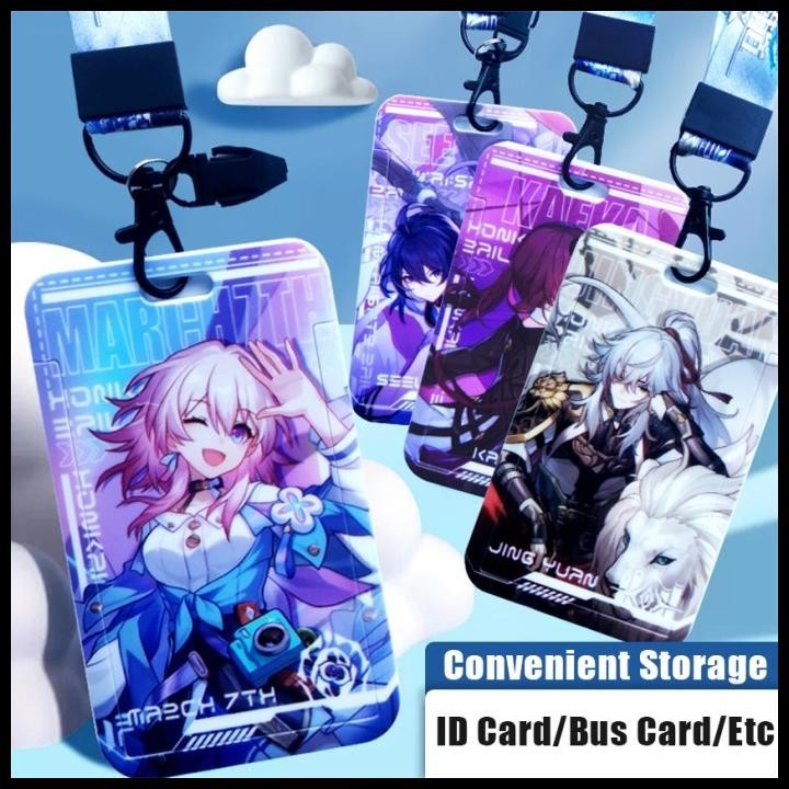 

TERMURAH HONKAI STAR RAIL ID CARD HOLDER LANYARD 2 NAME TAG GANTUNGAN KALUNG