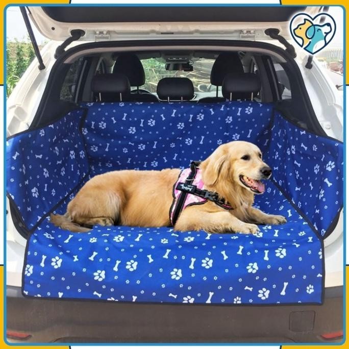 Anjing Peliharaan Dog Bagasi Mobil Alas Matras Kotak Belakang Kursi