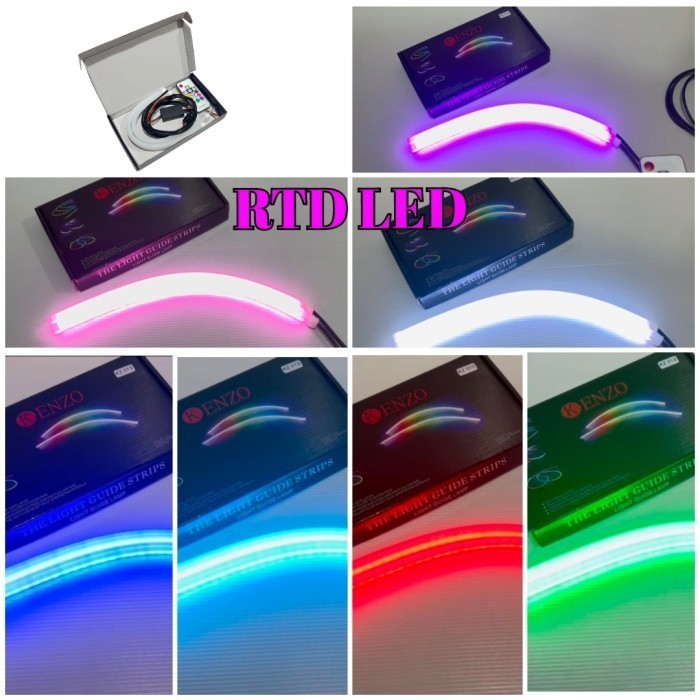 Asli Lampu Led Alis Rgb Lampu Drl Alis Rgb Running Sein Premium 30 Cm Remot Premium
