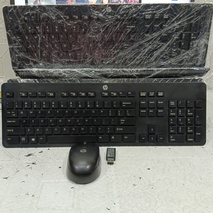 KEYBOARD MOUSE WIRELESS HP ORI OBRAL MURAH MANTAP Murah