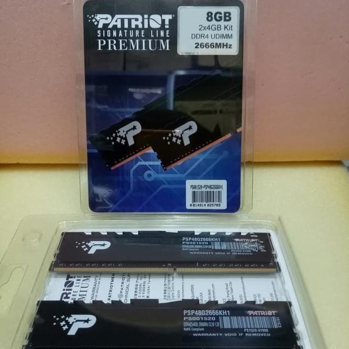 Ram Patriot DDR4 8GB (2x4GB) 2666Mhz
