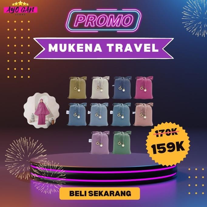 Mukena Travel Mini Parasut Alf By Alif