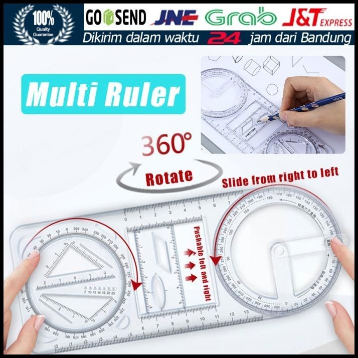 

HOT DEAL DRAWING RULER GEOMETRI MULTIFUNGSI PENGGARIS MATEMATIKA PENGGARIS !