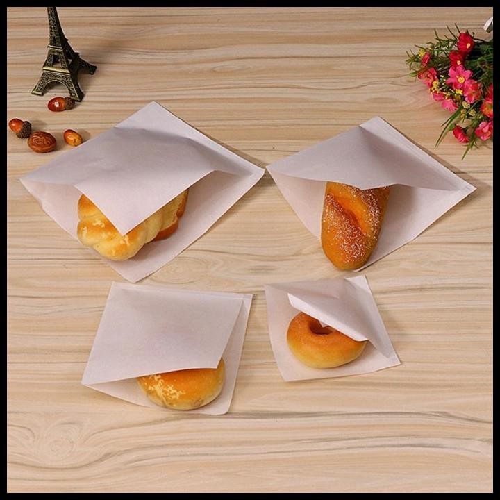 

GRATIS ONGKIR 100 PCS KANTONG KERTAS DONAT FRENCH FRIES PAPER BAG KUE ROTI BURGER !!!!