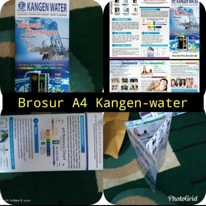 

brosur kangen water harga 100 pcs