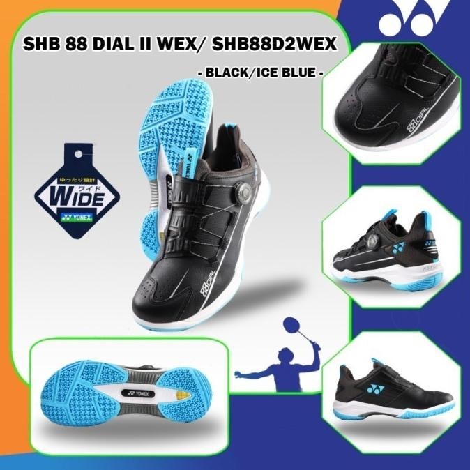 TERBARU  SEPATU BADMINTON YONEX SHB 88 DIAL II WEX/SHB 88D2/WIDE KALYNAKEIKO
