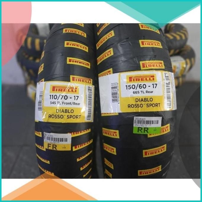 Ban Pirelli 110/70 & 150/60 ring 17 Ban motor diablo rosso sport motor