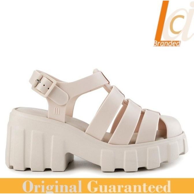 SEPATU PLATFORM HEELS WANITA ORIGINAL MELISSA MEGAN AD - BLACK SANDAL / SEPATU HIGH HEELS BRANDED BE