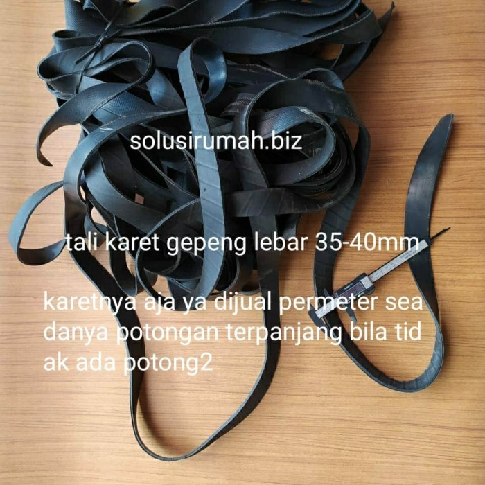 Buruan beli] TALI KARET PENGIKAT 33-40 x 3MM BEKAS BAN DALAM / 1METER 1m rubber 1 m