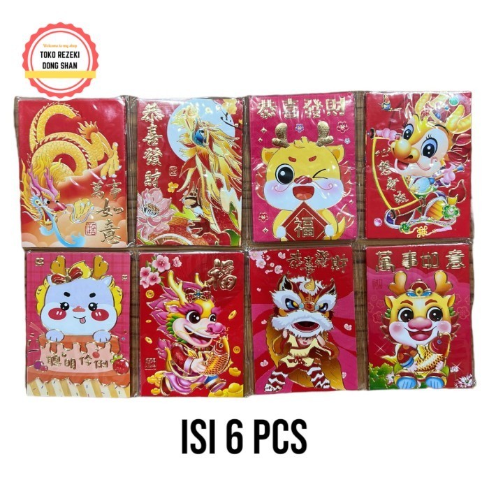 

((((()paling dicari] Angpau imlek motif campur kecil