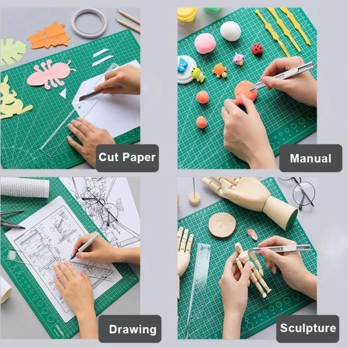 

Terkini Cutting Mat Pad A2 60 X 45Cm / Alas Potong Kertas Tatakan Pisau Cutter Update 2024