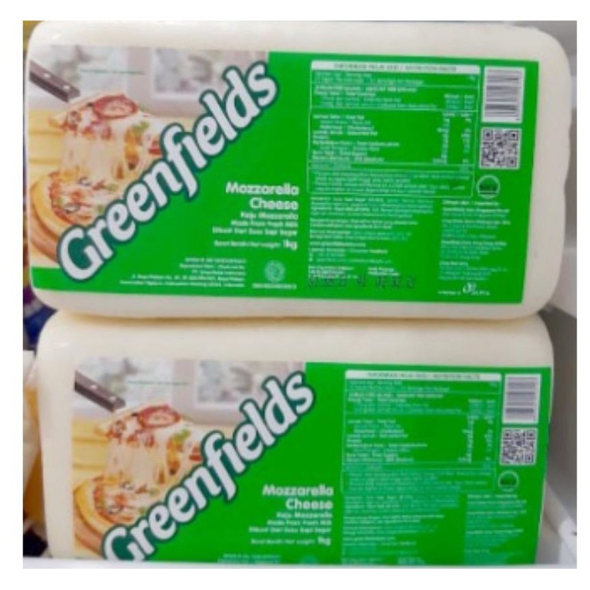 

Keju Mozarella Greenfields 1000gr - Depo Frozen Airmadidi