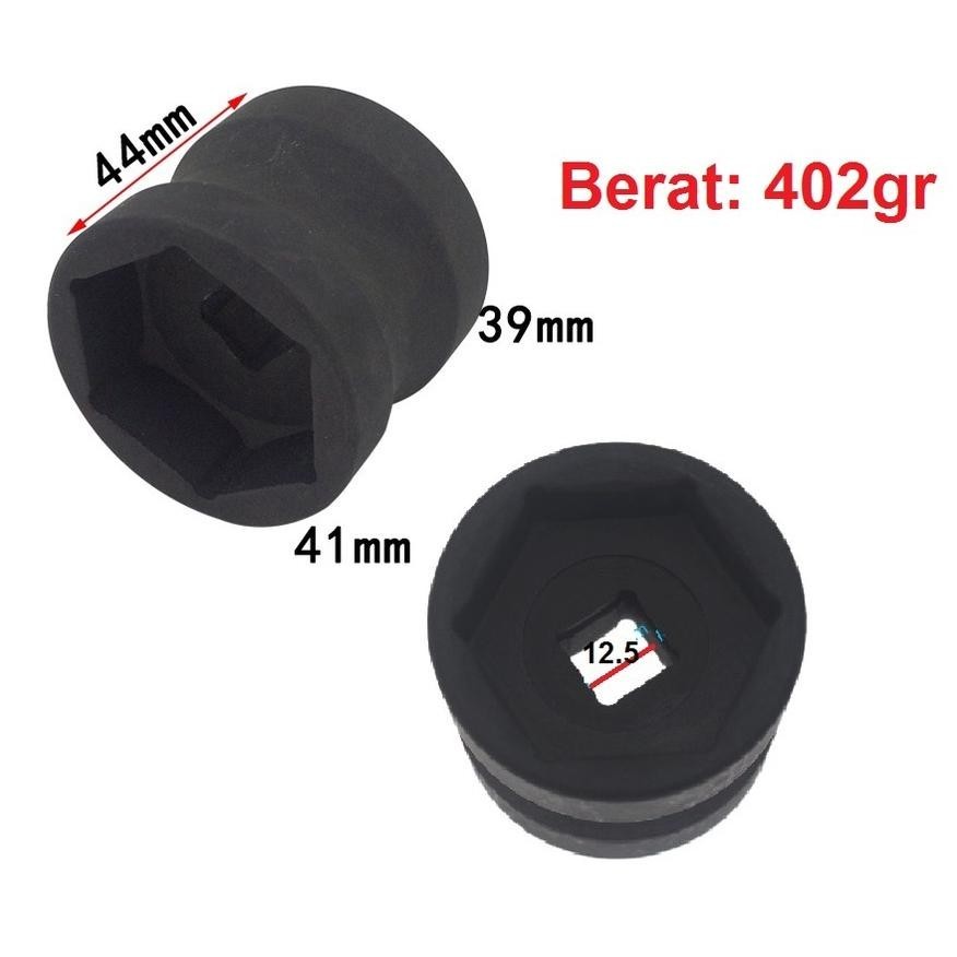 TERLARIS MATA KUNCI SOK CVT 39 X 41 Pendek Mata Kunci Shock Impact / Impact Socket kunci shock 39 41