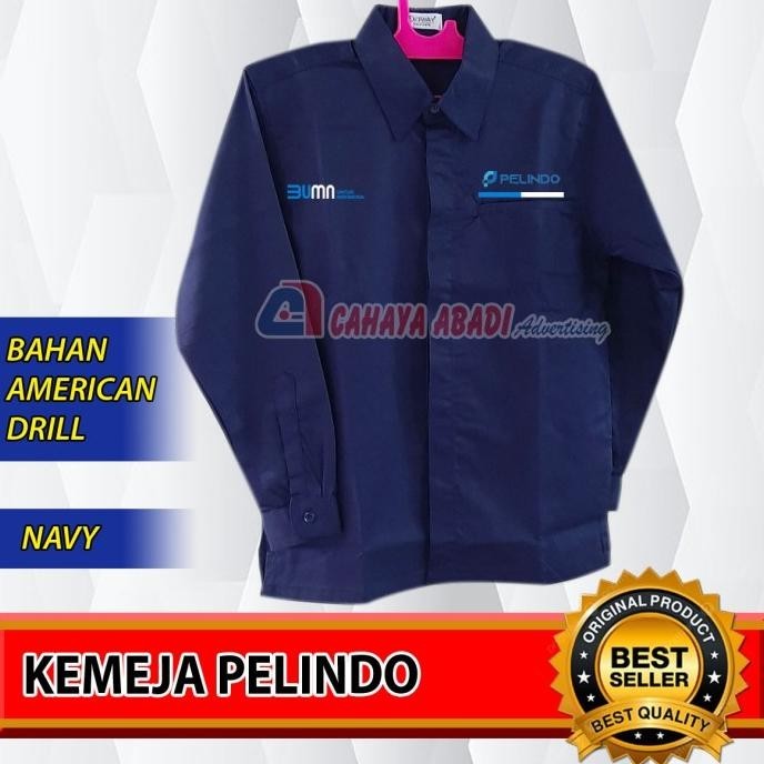 Kemeja Bumn Pelindo Seragam Bumn Pelindo Navy