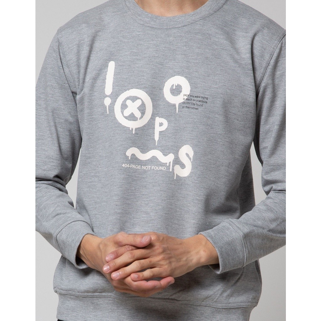 [NMDS COMPANY] PREMIUM CREWNECK American Jeans Sweater Pria Oops 116785222