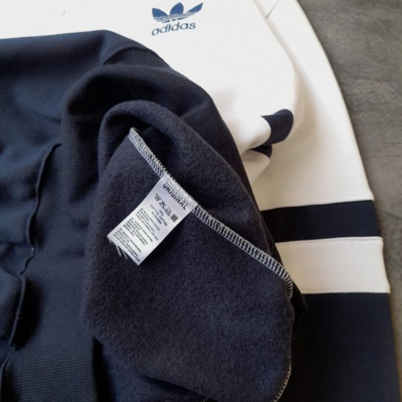 [NMDS COMPANY] PREMIUM CREWNECK RUGBY SWEATER JAKET ADIDAS VINTAGE FULLTAG & LABEL