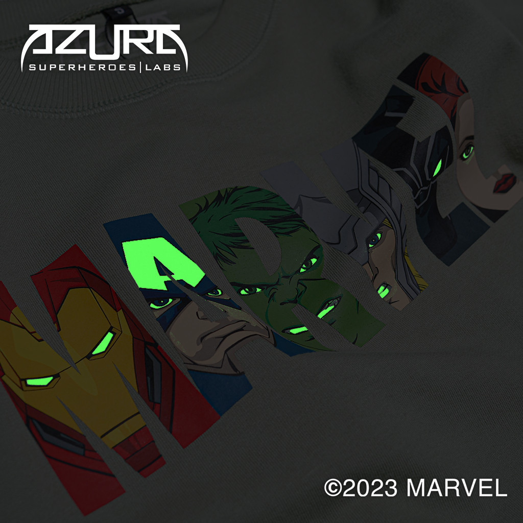 [NMDS COMPANY] PREMIUM CREWNECK Azura Indonesia Crewneck Marvel Original Avengers Characters Sage