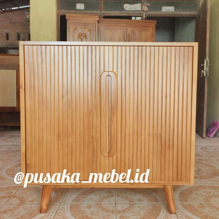 lemari rak sepatu susun kayu jati, lemari rak serbaguna kayu jati