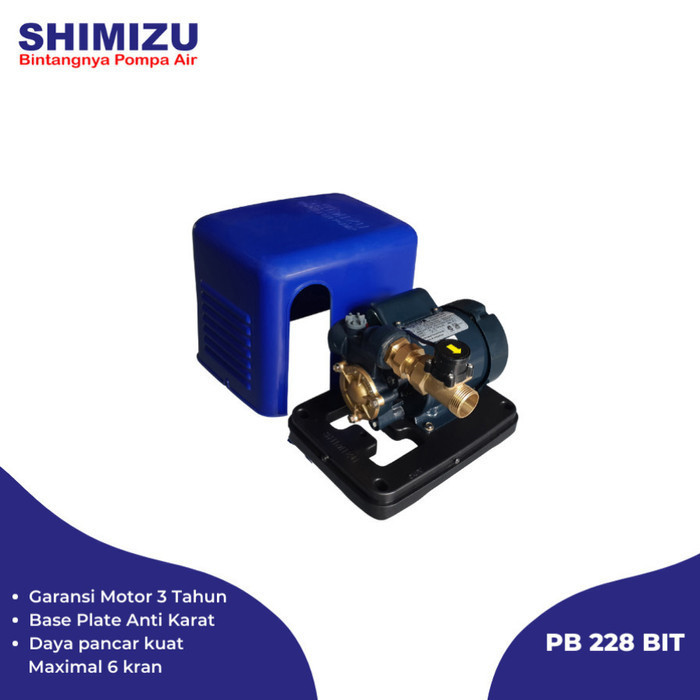 SHIMIZU PB - 228 BIT SHIMIZU POMPA BOOSTER PB 228 BIT SHIMIZU POMPA228 MURAH