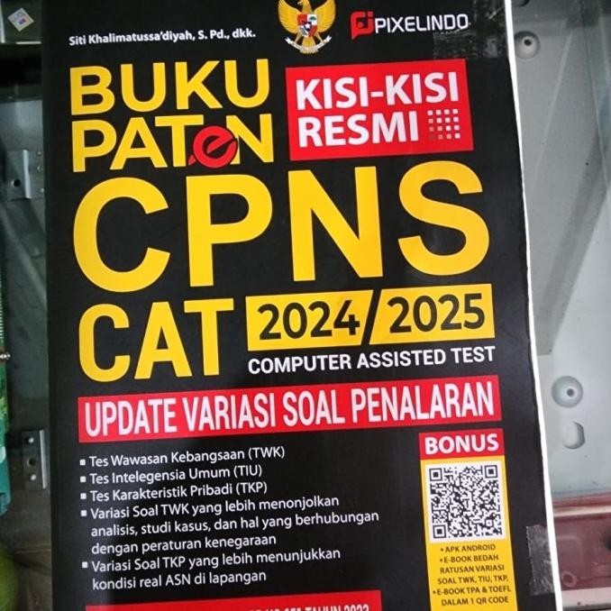 

BUKU PATEN TES CPNS CAT 2024/2025