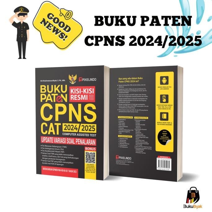 

Buku Paten Kisi Kisi Resmi Tes CPNS 2024 CAT Update Variasi Soal