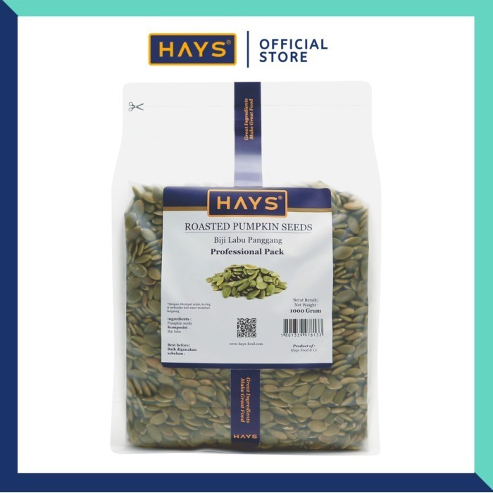 

Terlaris Roasted Pumpkin Seeds 1KG / Biji Labu Panggang 1KG - HAYS SALE